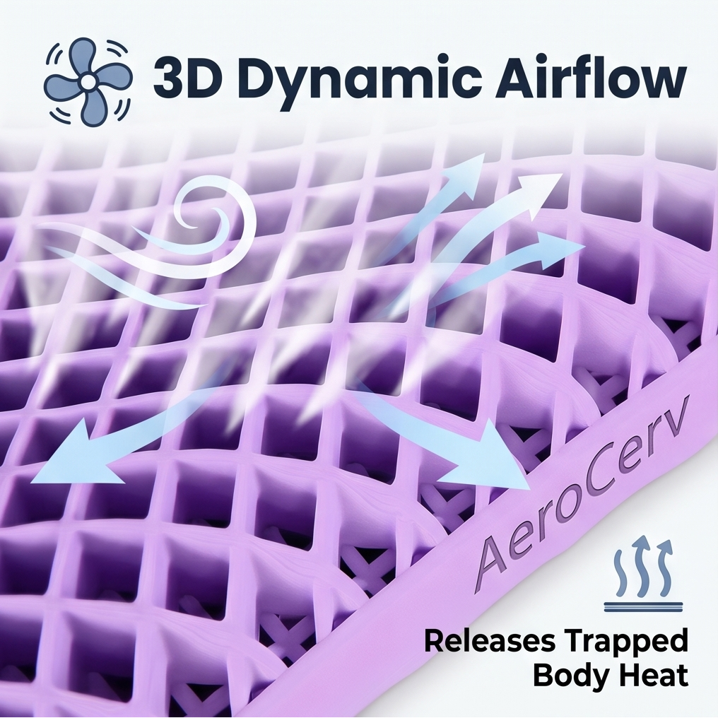 AeroCerv™ Zero-Pressure Cooling Pillow